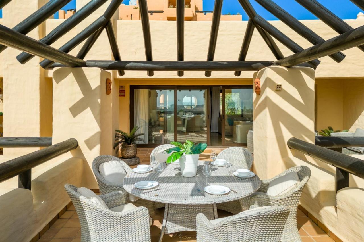 15 First Line Penthouse With Wonderful Seaview Near Duquesa Golf Manilva Andalucia Apartment Exterior photo